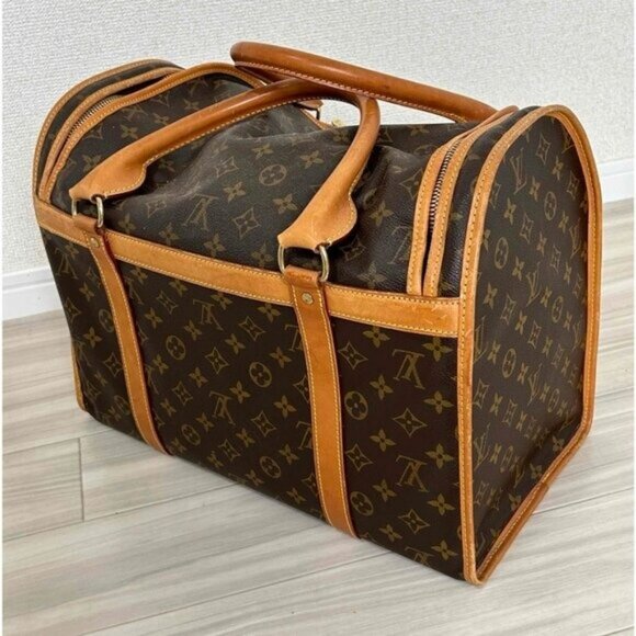 Louis Vuitton Sac Chien 40 Dog Carrier Monogram Pet Travel Bag Purse - Picture 4 of 10